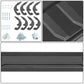 2019-2022 Silverado Crew Cab Black Nerf Step Bars