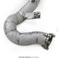 Straight Free Flow Stainless Steel Down Pipes for Porsche Macan Turbo GTS 3.6T