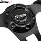 Universal Fitment Steering Wheel Battle Type 300Mm Whole Black & Spoon