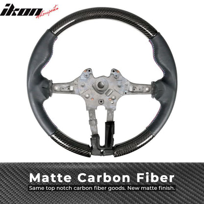 2015-2021Â BMW F80 F82 M Stitch Matte CF Steering Wheel Leather Cover