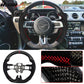 2015-2017Â Ford Mustang V3 Steering WheelMatte CF Synthetic Suede Red R