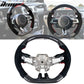 2018-2023 Ford Mustang V1 Steering Wheel w/ Red Stitching Carbon Fiber