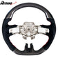 2018-2023 Ford Mustang V1 Steering Wheel w/ Red Stitching Carbon Fiber