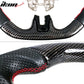 2018-2023 Ford Mustang V1 Steering Wheel w/ Red Stitching Carbon Fiber