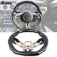 2018-2023 Ford Mustang V1 Steering Wheel w/ Red Stitching Carbon Fiber