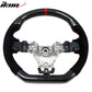 2015-2021Â Subaru WRX STI Steering Wheel Red Stitch Line CF Alcantara