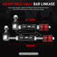 Toyota 4Runner & FJ Cruiser Billet Aluminum Adjustable Rear Sway Bar End Link Kit 2003 - 2024 (137.5mm - 180mm Adjustable Length / Replaces 48830-60030)