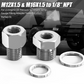 LS Engine Stainless Steel Oil Pressure & Coolant Temp Gauge Adapter Kit for LS1 / LS2 / LS3 / LS7 Swap (M12 x 1.5 & M16 x 1.5 to 1/8" NPT)