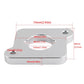 VW / Audi 1.8T 20V to 2.0 TFSI / R8 Coilpack Adapter Plate Set Billet Aluminum (Frosted Silver) for A3 / S3 / A4 / A6 / TT MK1 / Golf MK4 / GTI / Jetta / Beetle / Passat 1996 - 2011