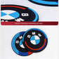 BMW Silicone Anti-Slip Car Coaster / Cup Mat 2-Piece Set for 1 / 3 / 4 / 5 Series, X3 / X5 / X7 (F20 / F40 / G01 / G02 / G05 / G22 / G30 / G32)