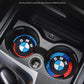 BMW Silicone Anti-Slip Car Coaster / Cup Mat 2-Piece Set for 1 / 3 / 4 / 5 Series, X3 / X5 / X7 (F20 / F40 / G01 / G02 / G05 / G22 / G30 / G32)