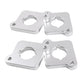 VW / Audi 1.8T 20V to 2.0 TFSI / R8 Coilpack Adapter Plate Set Billet Aluminum (Frosted Silver) for A3 / S3 / A4 / A6 / TT MK1 / Golf MK4 / GTI / Jetta / Beetle / Passat 1996 - 2011