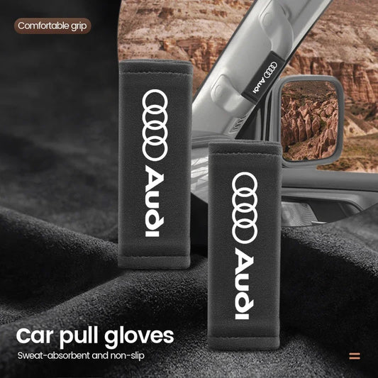 Audi PU Leather Car Roof Handle Protection Pull Glove Cover for A1 / A3 / A4 / A5 / A6 / A8 / S1 / S2 / S3 / S4 / S5 / S6 / S-Line / RS Models (B6 / B8 / C5)