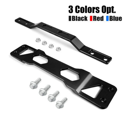 VW MQB Platform 6061 Aluminum Centre & Rear Tunnel Brace Set for Golf MK7 / MK8, Audi A3 / Q2, SEAT Leon / Ateca, Skoda Octavia / Superb (FWD / LHD Only / Replaces 5Q0804421B / 5Q0802128)