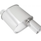 Megan Racing - Universal Exhaust F-RT Turbo Muffler 3" Pipe 3.5" Single Various Finishes MR-MU-FRT-T