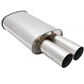 Megan Racing Muffler Universal Dual 3" Tips 2.5" Piping MR-MU-MDT