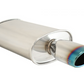 Megan Racing Universal Exhaust O ST Muffler (Single Oval Tip) - MR-MU-OST