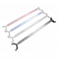 Megan Racing Strut Bar Rear Up for Honda Civic 2002-2005