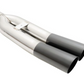 Megan Racing Universal Dual 3\" Exhaust Tip Blast Pipe Style Angled Cut