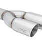 Megan Racing Stainless Twin Roll 3" Tips - Driver Side for Universal 15×9.5×5.5