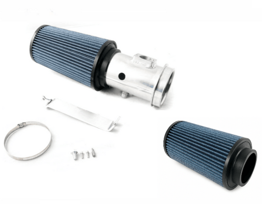 Rudy's Polished Cold Air Intake Kit Oiled Filters For 08-10 Ford 6.4 Powerstroke