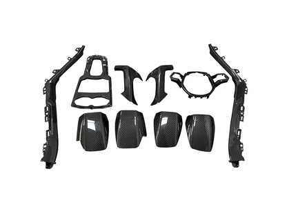 Carbon Fiber Interior Trim Replacement Set for Lamborghini Huracan