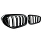 Gloss Black Double Slat Kidney Grille for BMW 5 Series G30 G31 520i 530i 540i M5 (2017–2020) – Front Racing Grilles Upgrade
