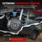 Toyota 4Runner / FJ Cruiser Polyurethane Billet Aluminum Rear Suspension Bump Stops 30mm Extended 2003 - 2024