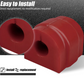 BMW 3 Series E46 80A Polyurethane Front & Rear Anti-Roll Sway Bar Bushing Set 2001 - 2006 (Replaces 31351097179 / 33551138104)