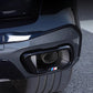 BMW X7 Black Knight Style Exhaust Tip Tail Throat Decorative Cover (Single Hole / Outer Frame)