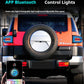 Toyota FJ Cruiser RGB LED Tail Light Assembly with Dynamic Turn Signal 2007 - 2020 (Pair)