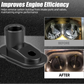 Audi S4 / S5 / A6 / Q7 / SQ5 3.0 TFSI & VW Golf MK5 GTI BYD Engine Walnut Blaster Carbon Cleaning Adapter (Billet Aluminum)