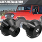 Jeep CJ-5 / CJ-7 / CJ-8 Billet Aluminium Dash Knob Set 1976 - 1986 (6-Piece Set)