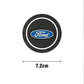Ford Silicone Anti-Slip Car Coaster / Cup Mat for Focus MK2 / MK3 / MK4 / MK5, Fiesta MK7, Mondeo MK4 & Fusion (1-2 Piece Set)