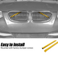 Front Kidney Grille V-Brace Bars for BMW E90 E91 E92 E93 (2006-2013) – Steel Upgrade