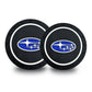 Subaru Silicone Anti-Slip Car Cup Holder Coaster 2-Piece Set for Forester / Impreza / Outback / Legacy / Tribeca / WRX / XV