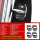 BMW Carbon Fiber Car Door Lock Cover Sticker Set (4-Piece) for E30 / E36 / E39 / E46 / E60 / E70 / E87 / E90 / E91 / F10 / F20 / F30