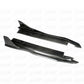 A S Style Carbon Fiber Side Skirts for Porsche Cayman 718 16-18