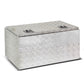 Universal Truck Trailer Tool Box w/ Lock 36x18x17 Aluminum Silver