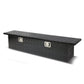 60" Crossover Truck Tool Box with Lock - Aluminum Black