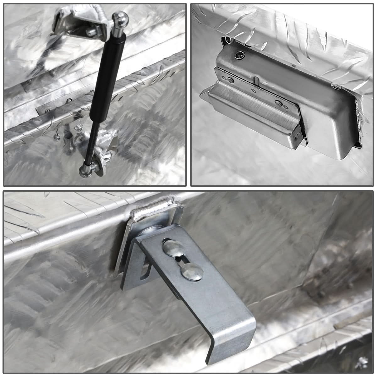 Aluminum Crossover Truck Tool Box with Lock - 69" x 12" x 15.5"