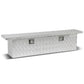 69" Aluminum Crossover Truck Tool Box with Lock and Key - Silver