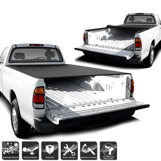 SPYDER xTune 00-06 Toyota Tundra 78in. Short Bed Roll Up Style Tonneau Cover - Black (TC-RU-TTU00-78) 9043895