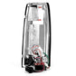 89-90 Chevy C/K Series LED Tail Lights - Chrome/Clear