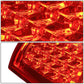 03-07 Chevy Silverado GMC Sierra LED Tail Lights Chrome Red