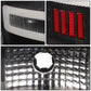 14-19 Chevy Silverado & GMC Sierra Dual LED Tail Lights Black/Clear