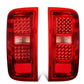 2014-2019 Chevrolet Silverado GMC Sierra Dual LED Tail Lights Chrome