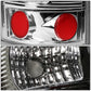 99-03 Chevrolet Silverado Sierra LED Tail Lights Chrome Clear