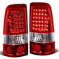 99-03 Chevrolet Silverado/GMC Sierra LED Tail Lights - Chrome Red