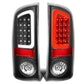 02-06 Dodge Ram C-Bar U-Halo LED Tail Lights Black/Clear